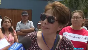 Vecinos se organizaron para mostrarse en contra de retirar muro en Ate. / Video: Canal N