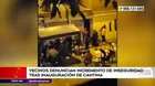 Ate: Vecinos denunciaron incremento de inseguridad tras inauguración de cantina