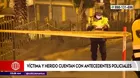 Ate: Víctima y herido cuentan con antecedentes policiales