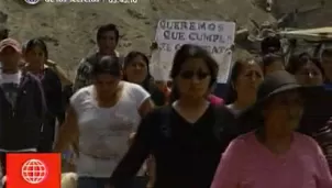 Vecinos exigen tener área verde. Foto: captura de TV