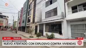 Un atentado en Trujillo con una carga explosiva dañó una vivienda en la urbanización El Molino y generó conmoción vecinal. / Video: América Noticias 