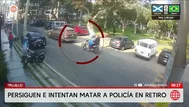 Atentan contra policía en retiro en Trujillo