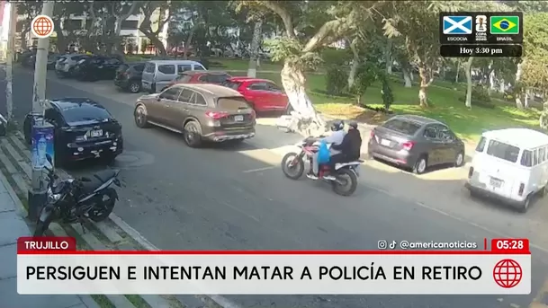 Atentan contra policía en retiro en Trujillo. Foto: América Noticias