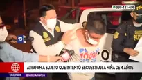 Atrapan a sujeto que intentó secuestrar a niña 