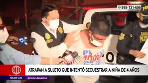 Atrapan a sujeto que intentó secuestrar a niña 