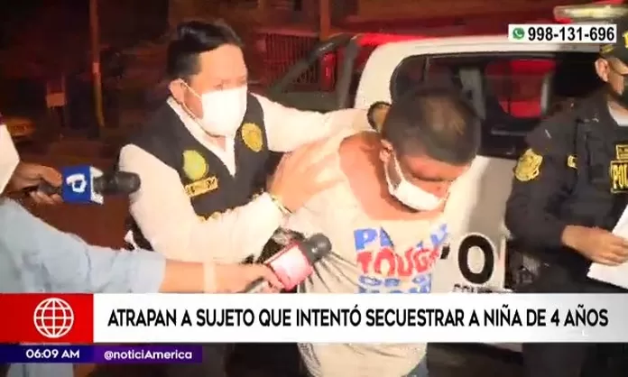 Atrapan A Sujeto Que Intentó Secuestrar A Niña - América Noticias