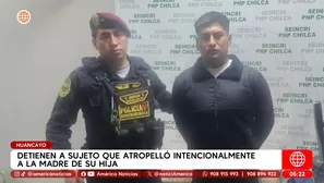 Detienen a sujeto que atropelló intencionalmente a la madre de su hija en Huancayo. Foto y video: América Noticias