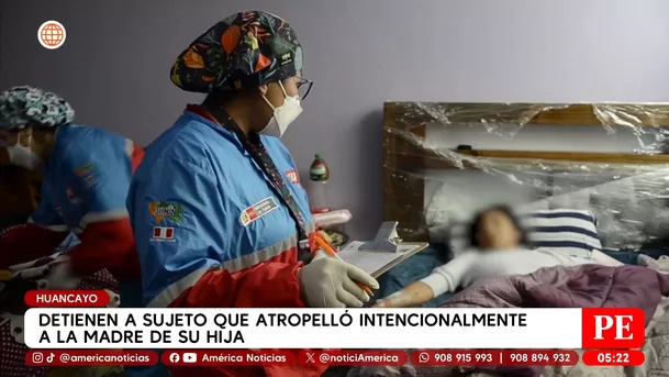 Detienen a sujeto que atropelló intencionalmente a la madre de su hija en Huancayo. Foto: América Noticias
