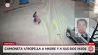 Atropello en Ventanilla: Camioneta arrolla a madre y a sus hijos