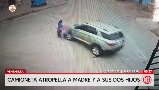 Atropello en Ventanilla: Camioneta arrolla a madre y a sus dos hijos. Foto: América Noticias Atropello en Ventanilla: Camioneta arrolla a madre y a sus dos hijos. Foto: América Noticias