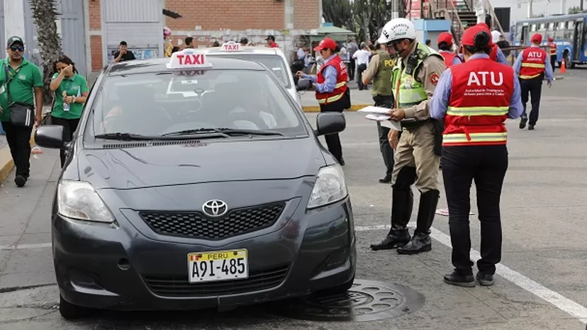 ATU: Taxistas deben desinfectar sus vehículos después de cada servicio