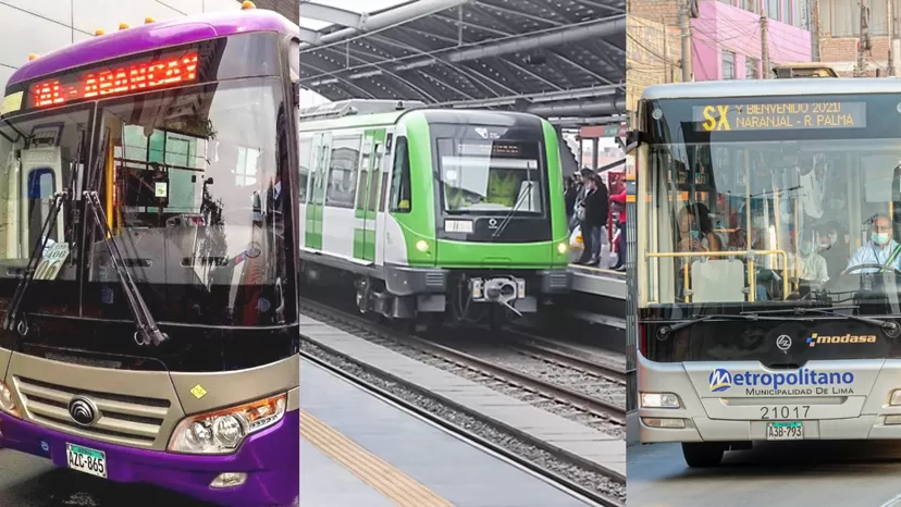 ATU: Conozca los horarios que tendrán los servicios de transporte público en Lima y Callao por el feriado