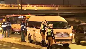 ATU lidera operativo de fiscalización en Puente Atocongo. Video: Canal N