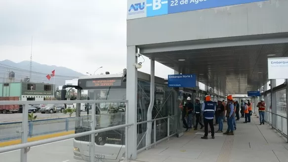 ATU sobre servicios del Metropolitano. Foto: ATU