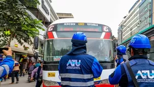 La ATU también ha reiterado su compromiso en combatir la informalidad en el transporte. Foto: ATU / Video: Canal N