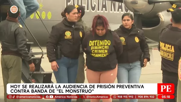 Hoy es audiencia contra banda de El Monstruo por prisión preventiva. Foto: América Noticias