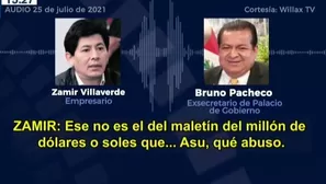 Audio de Bruno Pacheco y Zamir Villaverde muestra supuestos negociados en ministerios