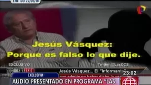 Audio de piloto Jesús Vásquez fue editado