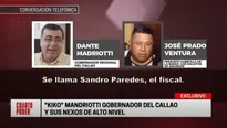 Kiko Mandriotti, gobernador del Callao. Foto: América TV