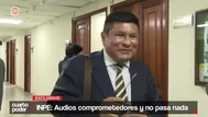 Audios comprometen a jefe del INPE por presunto cobro de coimas