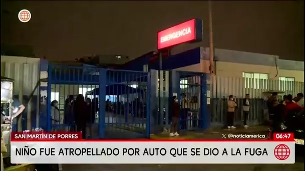 Conductor atropella a niño de tres años y se da a la fuga/ América Noticias