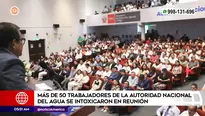 Trabajores intoxicados en reunión. Foto y video: América Noticias