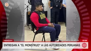 Autoridades de Paraguay entregan a Perú Erick Moreno Hernández alias El monstruo. Foto y video: América Noticias