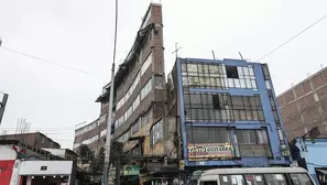 Edificio en la avenida Abancay. Foto: El Comercio