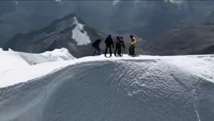 Una avalancha en el nevado Tocllaraju (Huaraz) dejó dos andinistas extranjeros muertos. El guía peruano sobrevivió. Video: Canal N