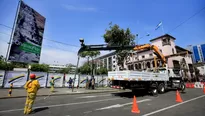 Avenida 28 de Julio en el centro de Lima. Foto: Andina