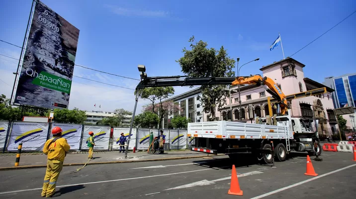Avenida 28 de Julio en el centro de Lima. Foto: Andina Avenida 28 de Julio en el centro de Lima. Foto: Andina