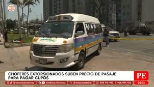 Choferes suben pasaje por extorsión de bandas en avenida Colonial. Foto y video: América Noticias