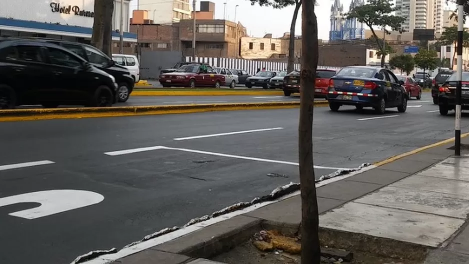 Imagen demuestra que pista fue mal construida 