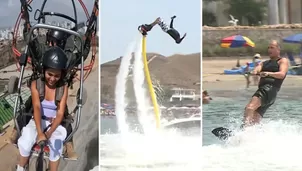 Aventura y deportes extremos frente al mar de Lima - Foto y video: América Noticias