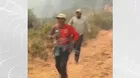 Ayacucho: Comuneros huyeron de incendio forestal