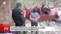 Accidente vehicular en Ayacucho. Foto y video: América Noticias