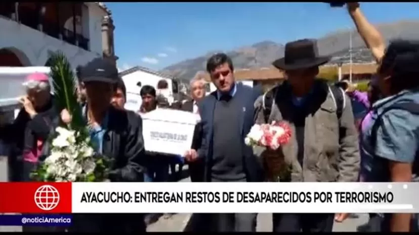 Ayacucho: entregan restos de desaparecidos por terrorismo