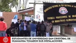 Universidad de Huamanga, Ayacucho. Foto/Video: América Noticias