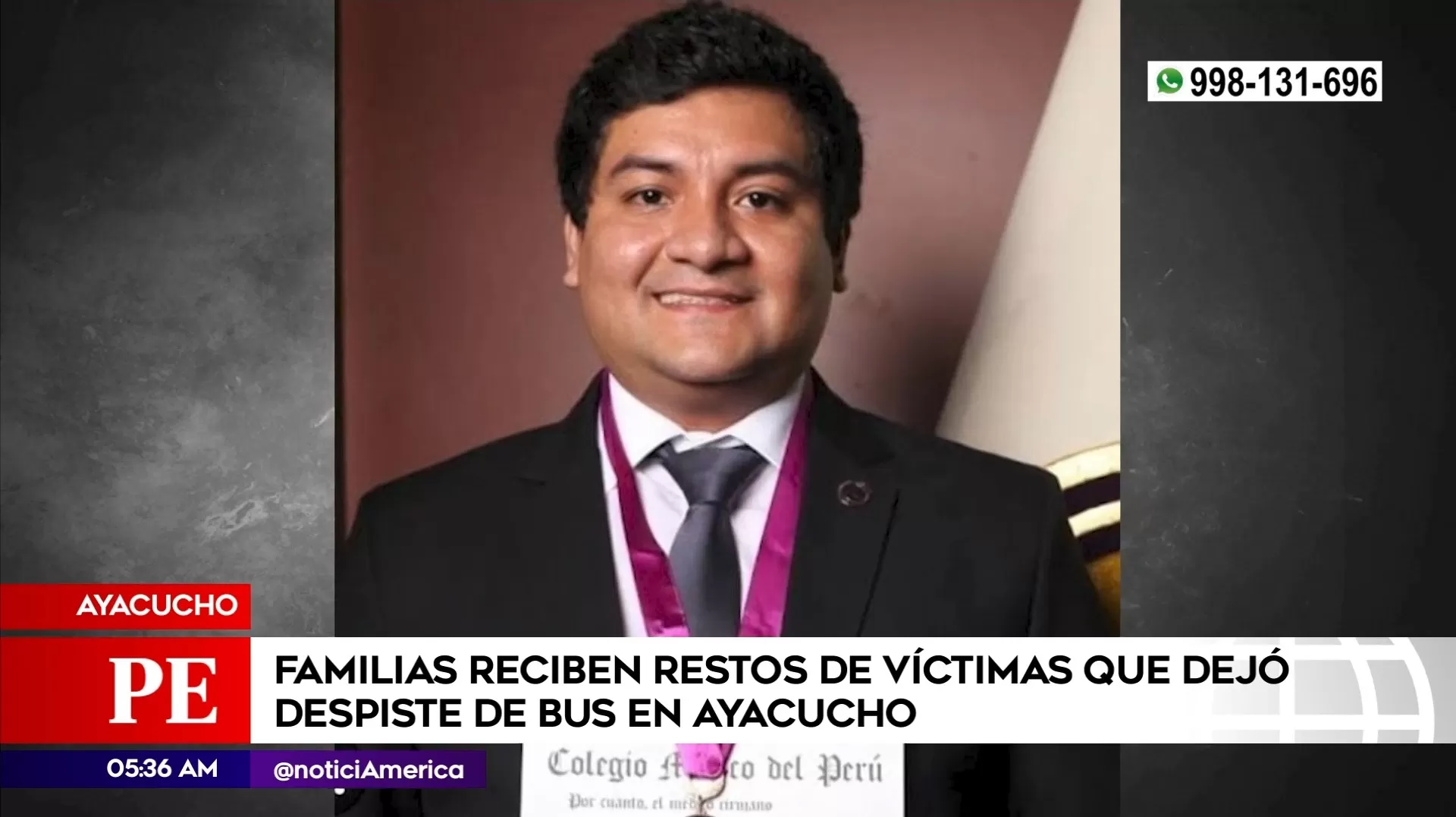 Oscar Llacuachaqui médico serumista | Imagen: América Noticias