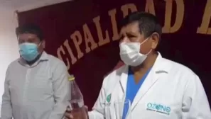 El médico también afirmó que el ozono ayuda a aliviar los síntomas. Foto y video: América Noticias