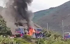 Ayacucho: ómnibus interprovincial se incendió en Pikimachay - Noticias de huanta