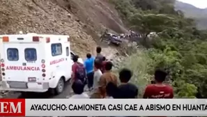 Ocurrió en Ayacucho. Foto-Video: América Noticias