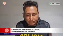 Hombre acusado de pornografía infantil en Ayacucho. Foto y video: América Noticias