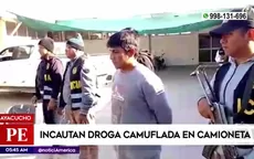 Ayacucho: Policía incautó droga camuflada en camioneta - Noticias de ayacucho