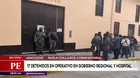 Ayacucho: Policía intervino sede del gobierno regional.