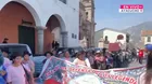 Ayacucho: Protesta contra Wilfredo Oscorima por reinicio de obras