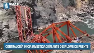 Puente derrumbado en Ayacucho