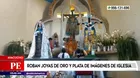 Ayacucho: roban joyas de oro y plata de imágenes de iglesia