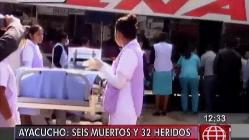 Ayacucho: volcadura de bus interprovincial dejó seis muertos