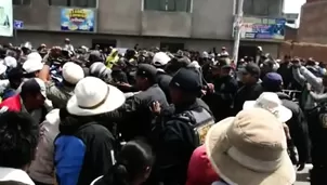 Los manifestantes mantendrán la medida por 48 horas. Foto: Canal N